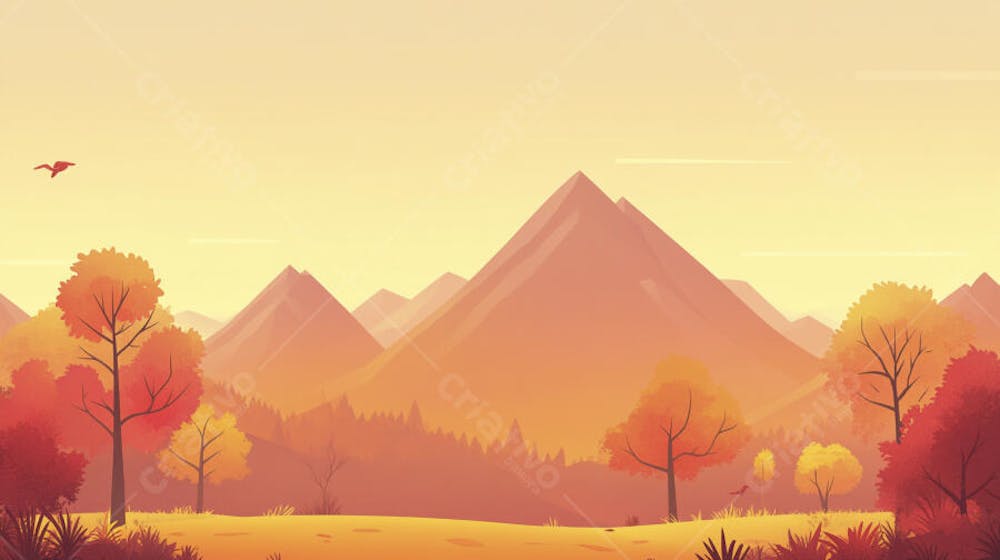 Montanhas no Outono