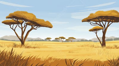 Savana na Estação Seca