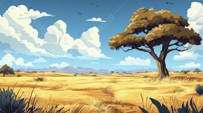 Savana na Estação Seca