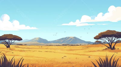 Savana na Estação Seca