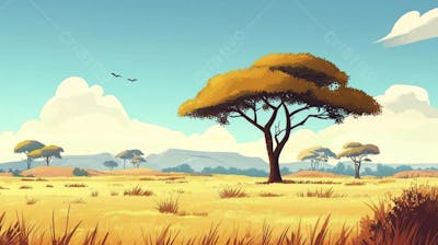 Savana na Estação Seca