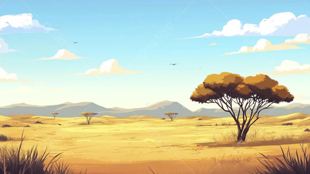 Savana na Estação Seca
