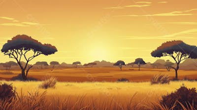 Savana na Estação Seca