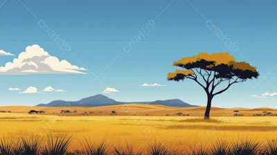 Savana na Estação Seca