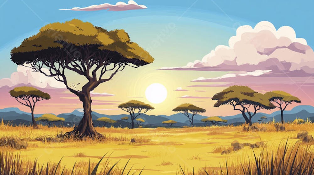 Savana na Estação Seca