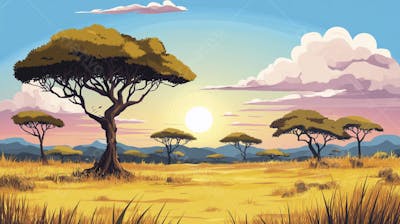 Savana na Estação Seca