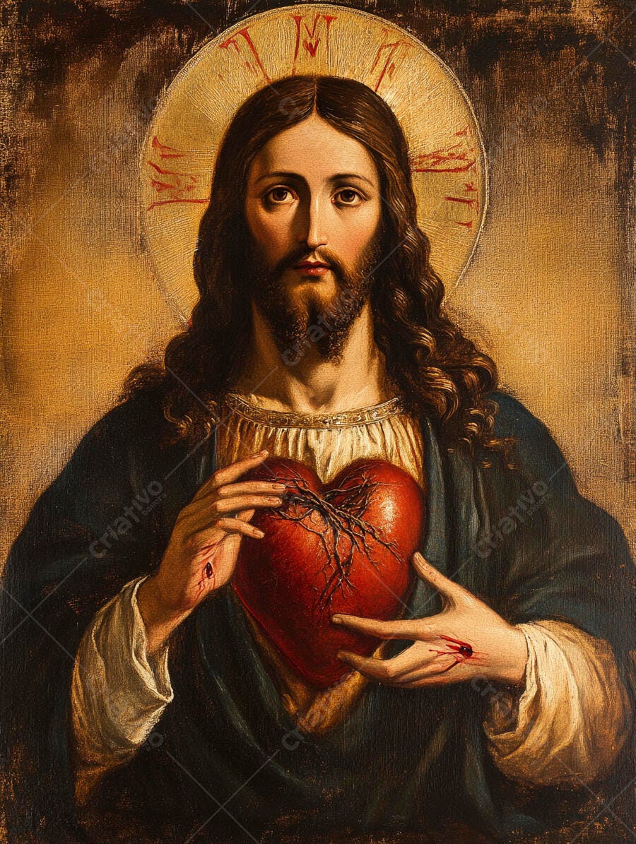 Jesus Sagrado Coração Ferido