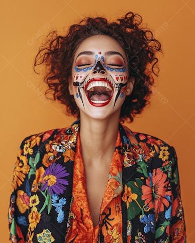 Maquiagem Catrina Mexicana
