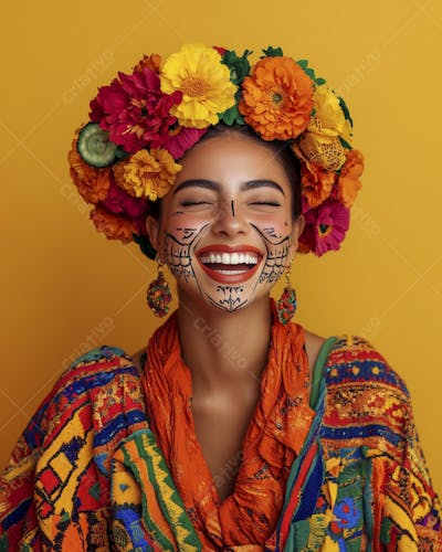 Maquiagem Catrina Mexicana