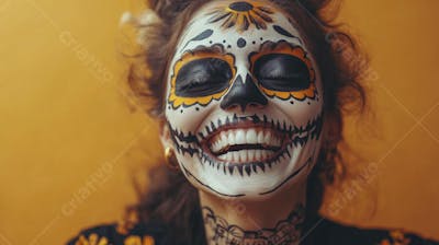 Maquiagem Catrina Mexicana
