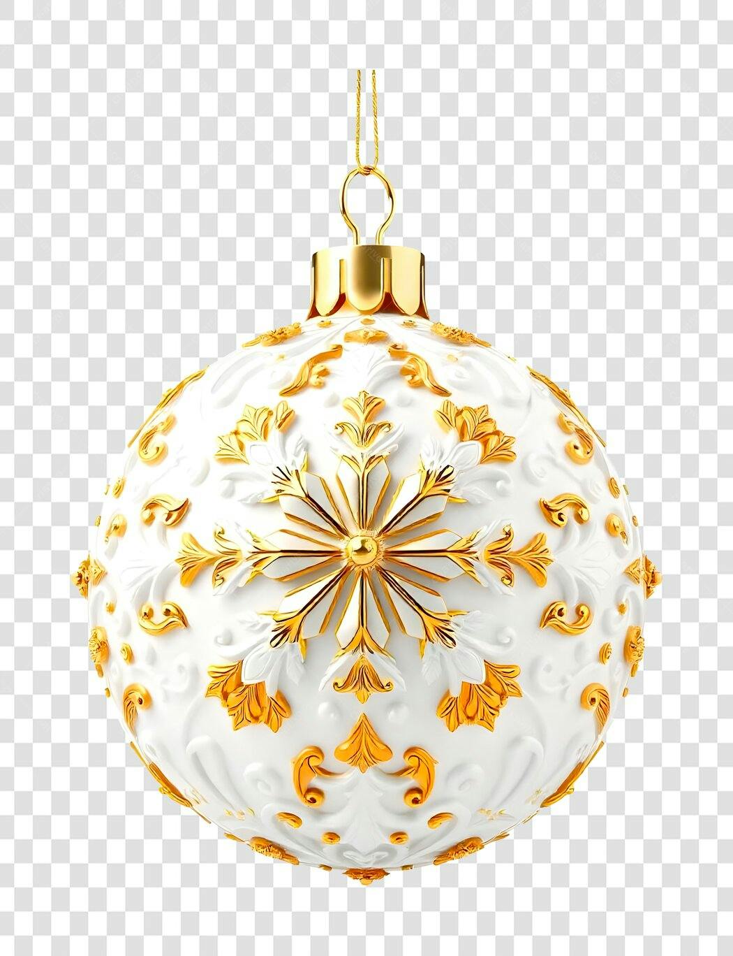 Enfeite Natalino PNG com fundo transparente