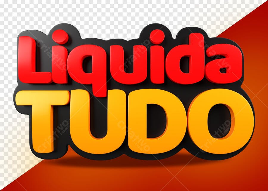 Banner Liquida Tudo PSD Editável
