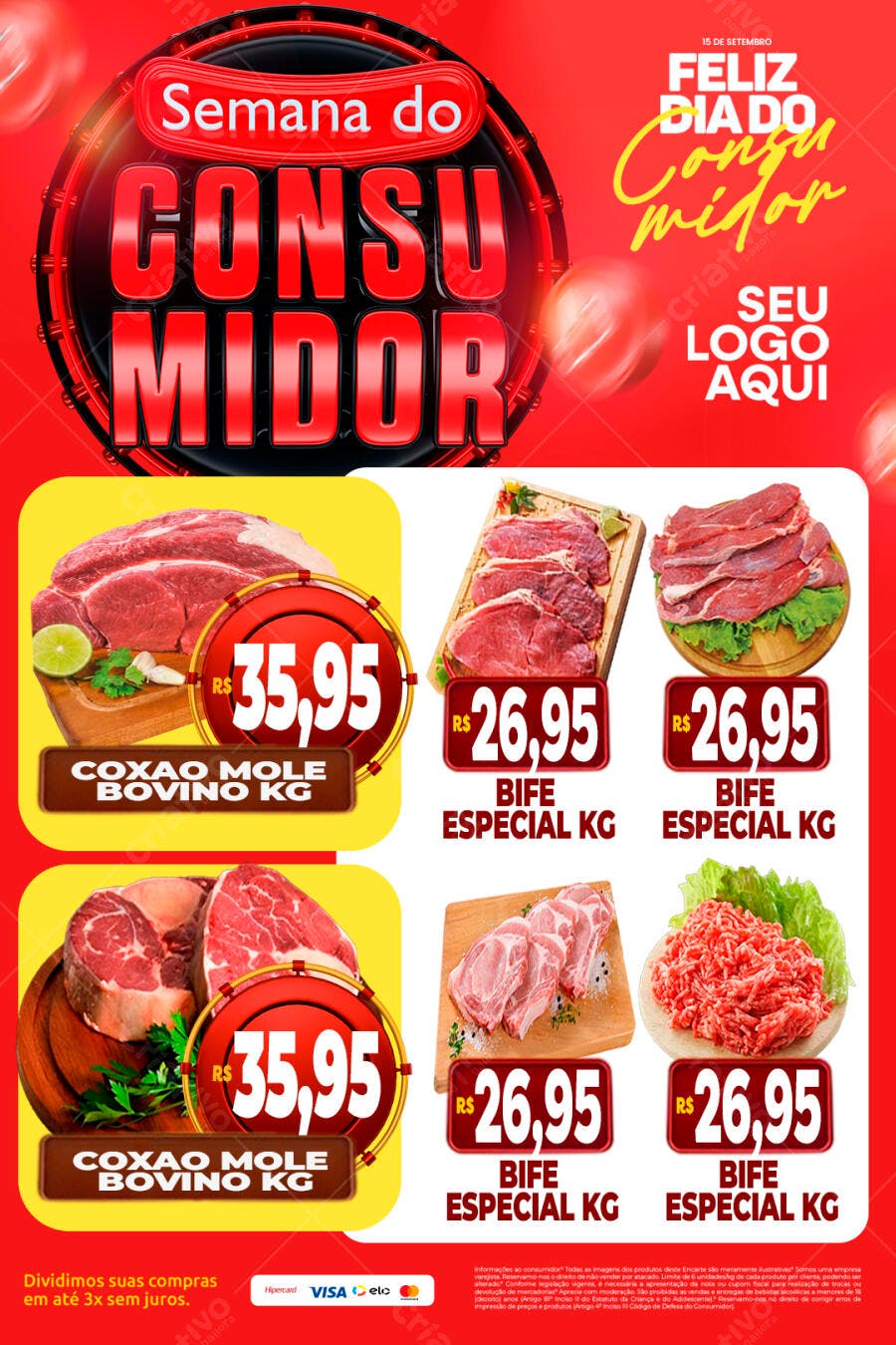 Flyer Semana do Consumidor PSD Editável