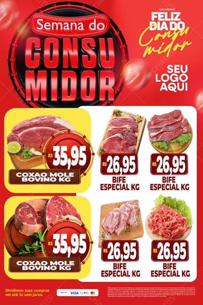 ENCARTE SEMANA DO CONSUMIDOR SELO 3D BANNER