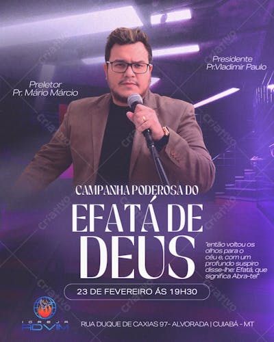 CULTO GOSPEL CAMPANHA EFATÁ DE DEUS 2025