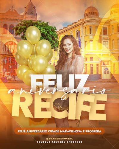 12 DE MARÇO FELIZ ANIVERSÁRIO RECIFE ANIVERSÁRIO DE CIDADE