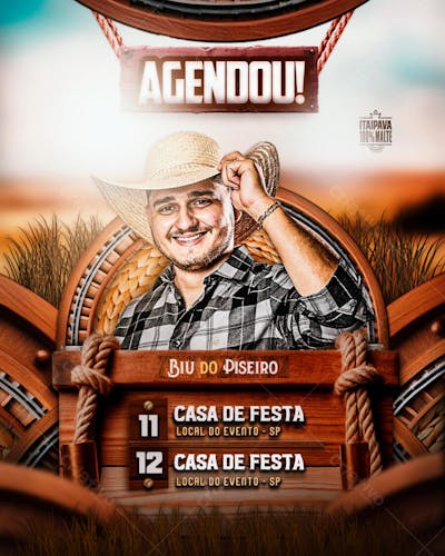 FLYER AGENDOU BIU DO PISEIRO FEED