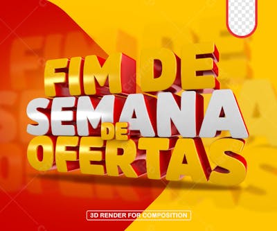 FIM DE SEMANA DE OFERTAS