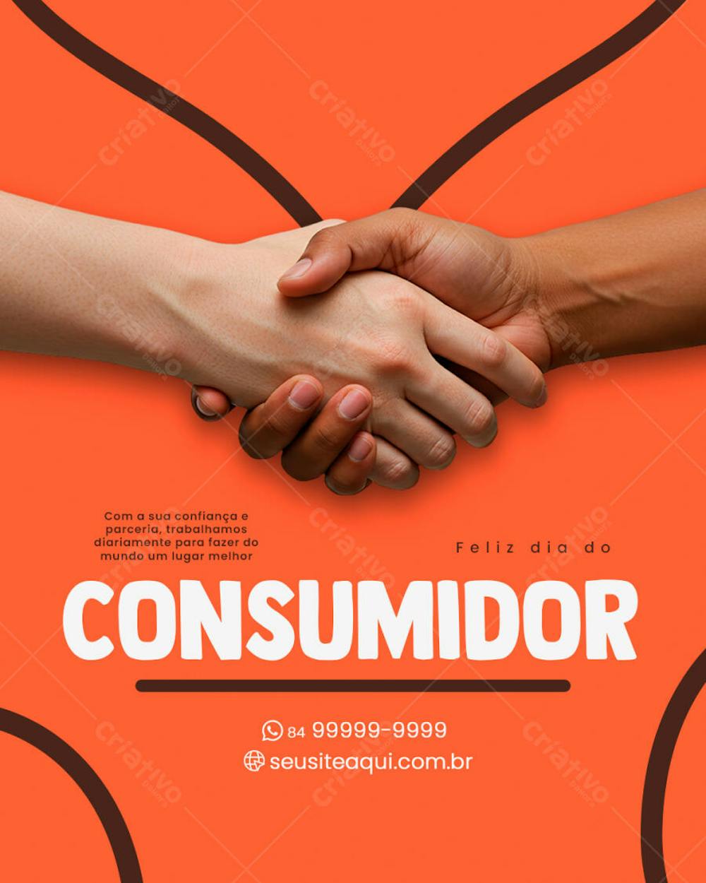 DIA DO CONSUMIDOR SOCIAL MEDIA FEED PSD EDITAVEL