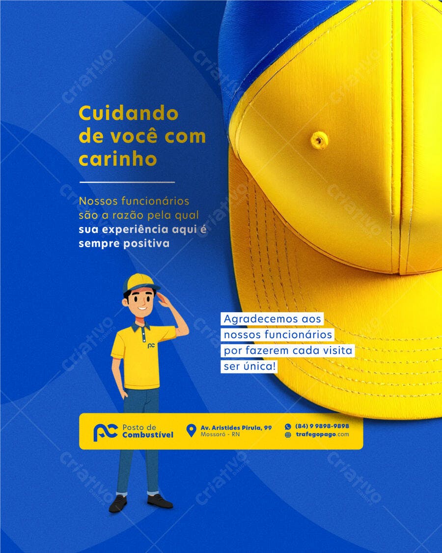 Banner Posto de Combustível PSD Editável