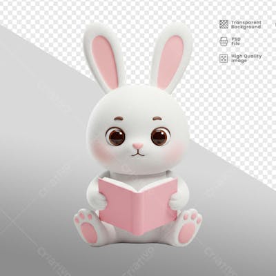 Mascote 3D para Pascoa