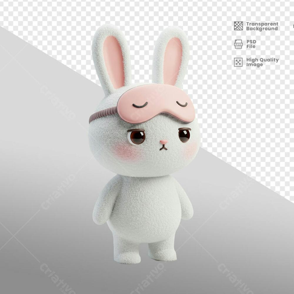 Mascote 3D para Pascoa