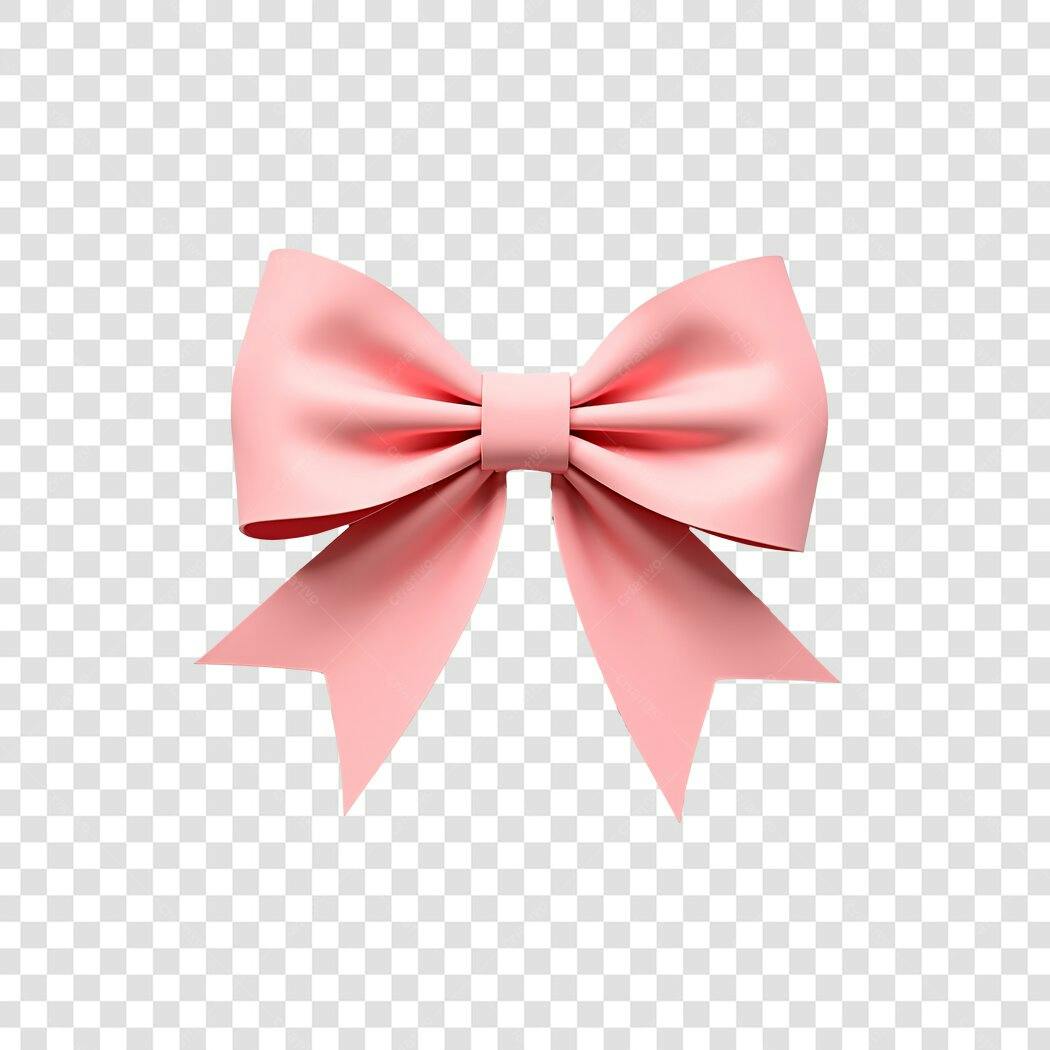 Laço Rosa PNG com fundo transparente