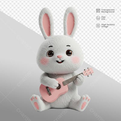 Mascote 3D para Pascoa