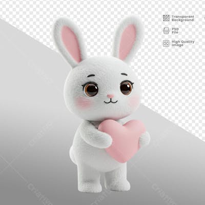 Mascote 3D para Pascoa