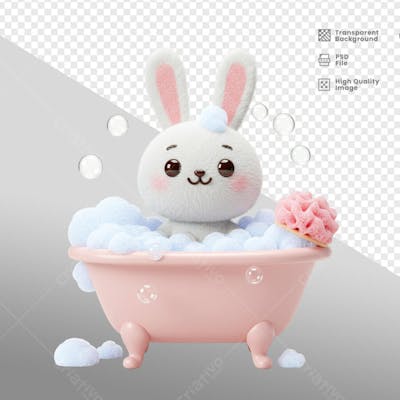 Mascote 3D para Pascoa