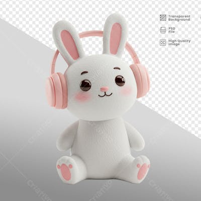 Mascote 3D para Pascoa