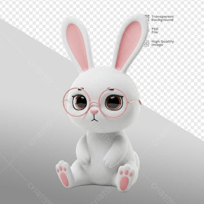 Mascote 3D para Pascoa