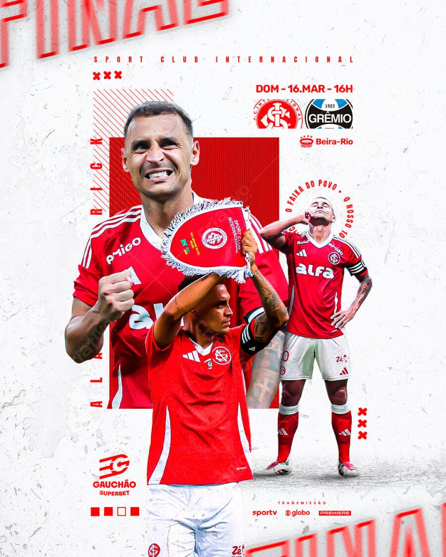 Flyer Final Gauchão PSD Editável