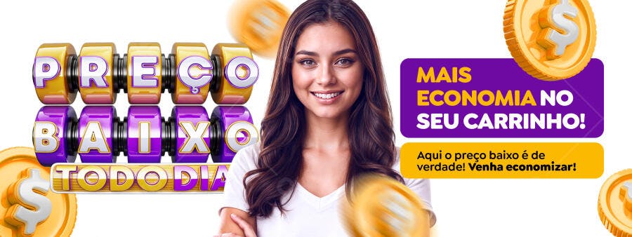 Banner Promoção Preço Baixo Todo Dia PSD Editável