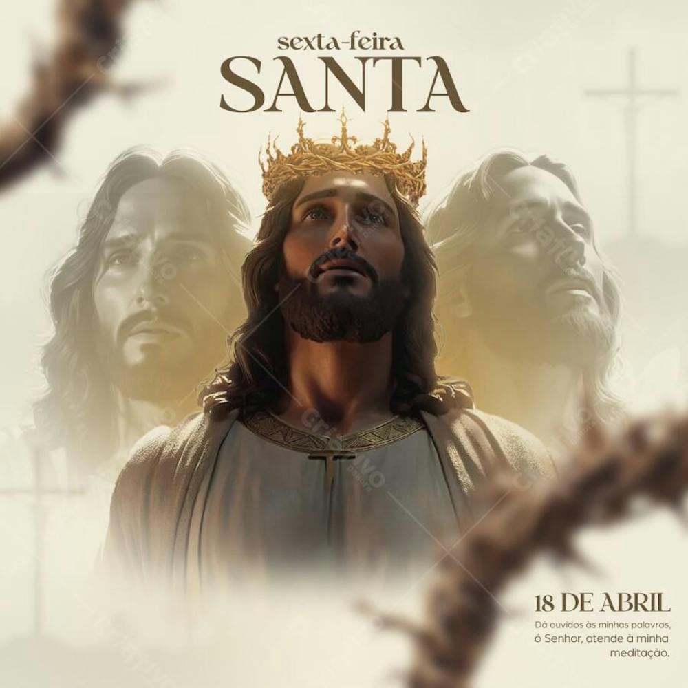social media sextafeira santa ta chegando