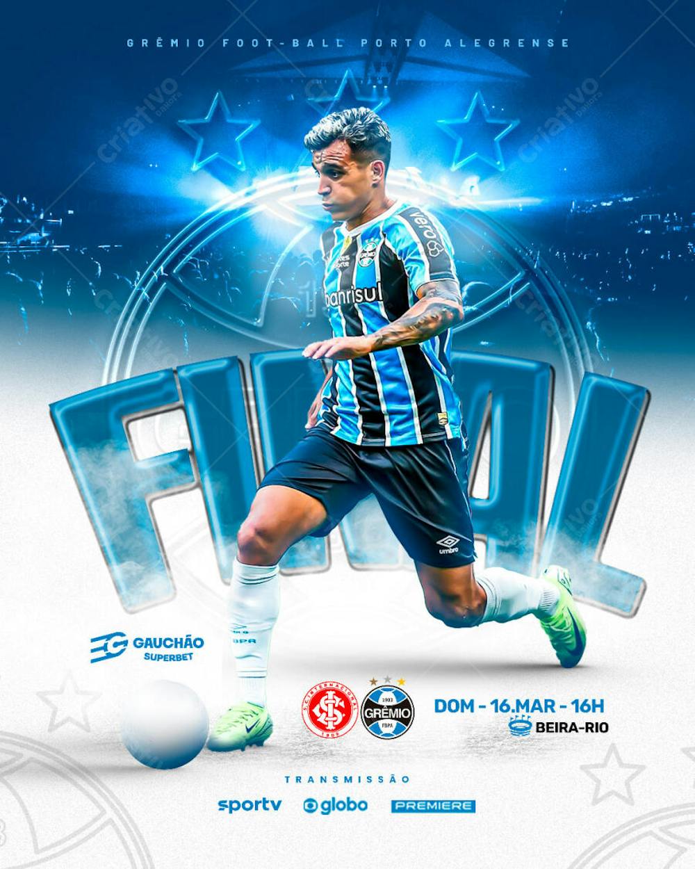 FUTEBOL GRÊMIO X INTERNACIONAL FINAL GAUCHÃO 2025