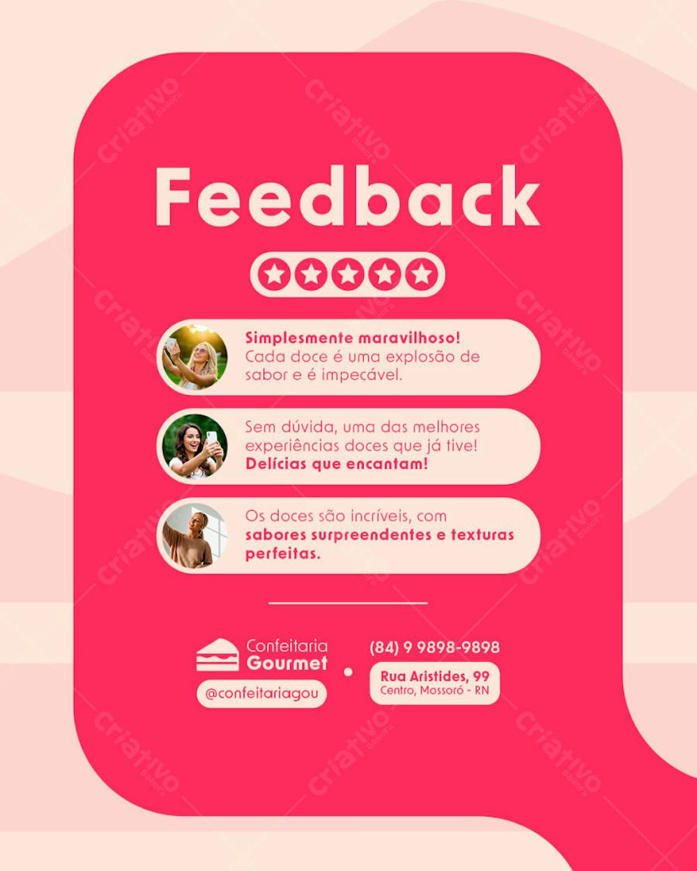 CONFEITARIA GOURMET POST FLYER EDITAVEL