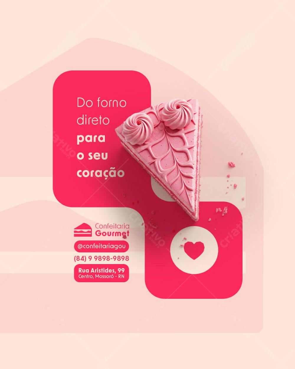 CONFEITARIA GOURMET POST FLYER EDITAVEL