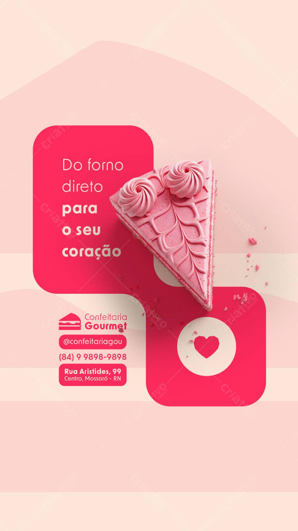 CONFEITARIA GOURMET STORY FLYER EDITAVEL