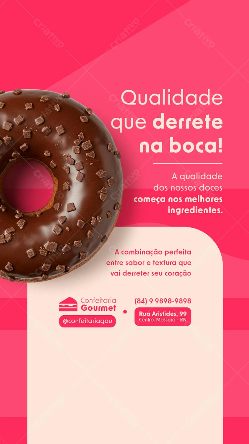 CONFEITARIA GOURMET STORY FLYER EDITAVEL