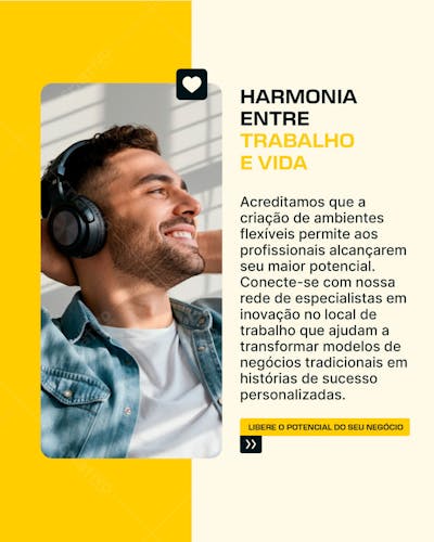 Negócios Social Media PSD Editável