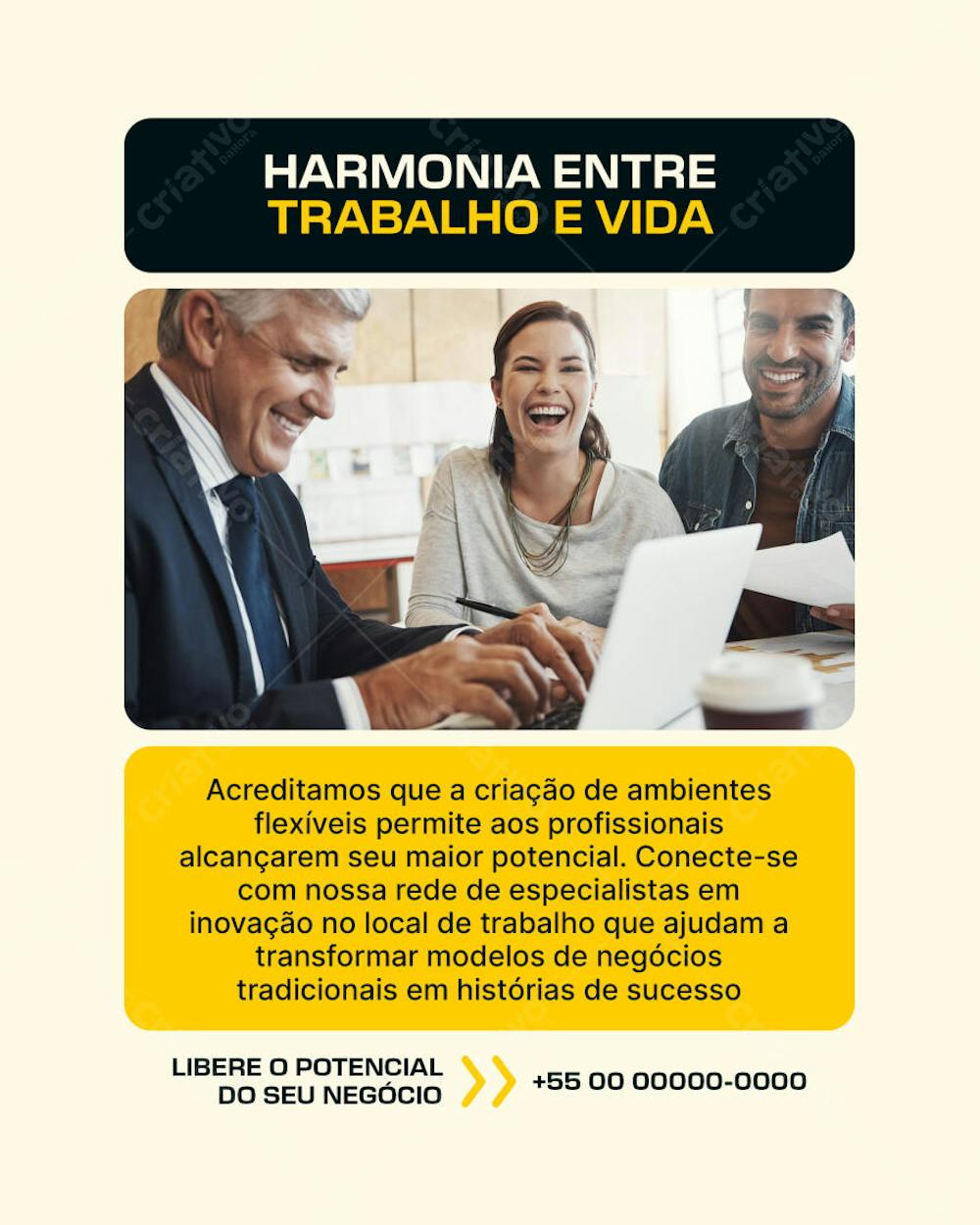 Negócios Social Media PSD Editável