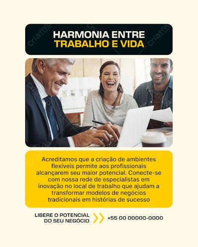 Negócios Social Media PSD Editável