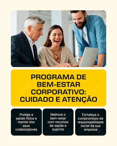 Negócios Social Media PSD Editável