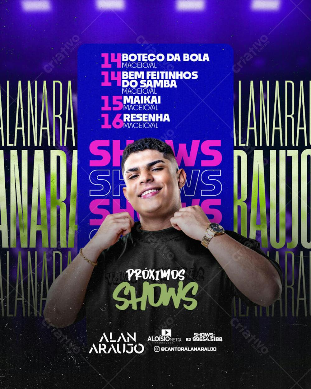 Agenda Semanal - Alan Araújo