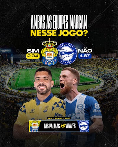 Jogo do Dia - Las Palmas X Alavés