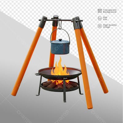 ELEMENTO 3D PARA ACAMPAMENTO