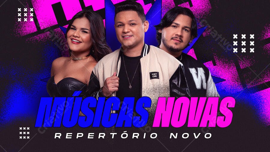 Flyer para Lançamento Musical PSD Editável