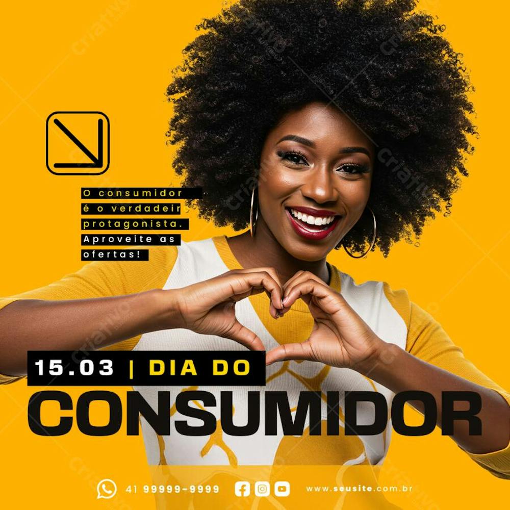 FLYER DIA DO CONSUMIDOR 2025 EDITAVEL CANVA