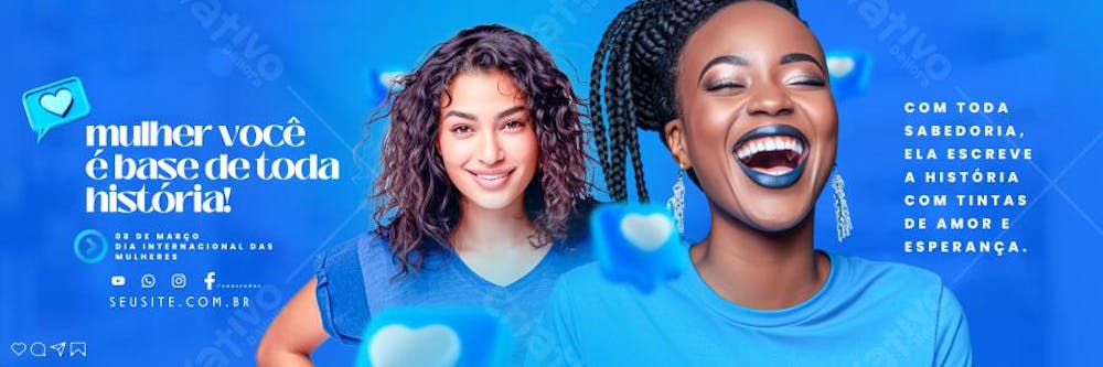Rede Social Dia Internacional das Mulheres Carrossel